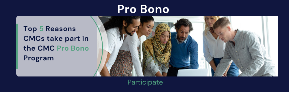 Submit Pro Bono Make an Impact Form